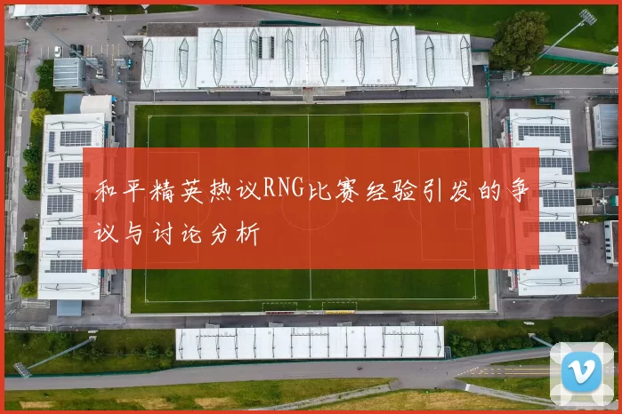 和平精英热议RNG比赛经验引发的争议与讨论分析