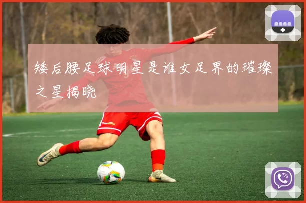 矮后腰足球明星是谁女足界的璀璨之星揭晓