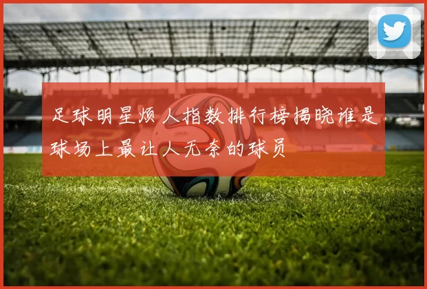 足球明星烦人指数排行榜揭晓谁是球场上最让人无奈的球员